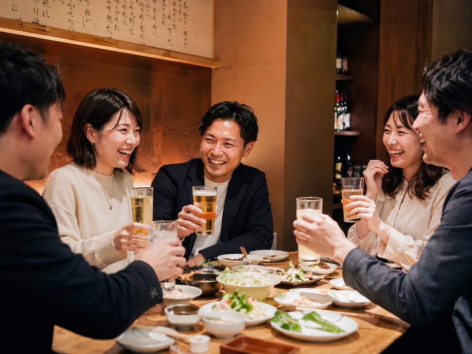 飲み会の様子｜東京えにしあ倶楽部の社会人イベント