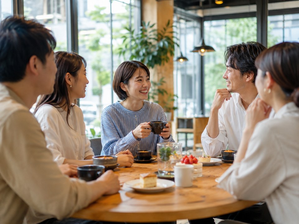 カフェ会の様子｜東京えにしあ倶楽部の社会人イベント