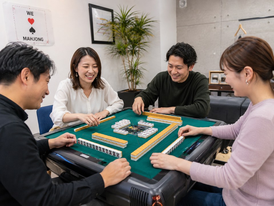 麻雀会の様子｜東京えにしあ倶楽部の社会人イベント