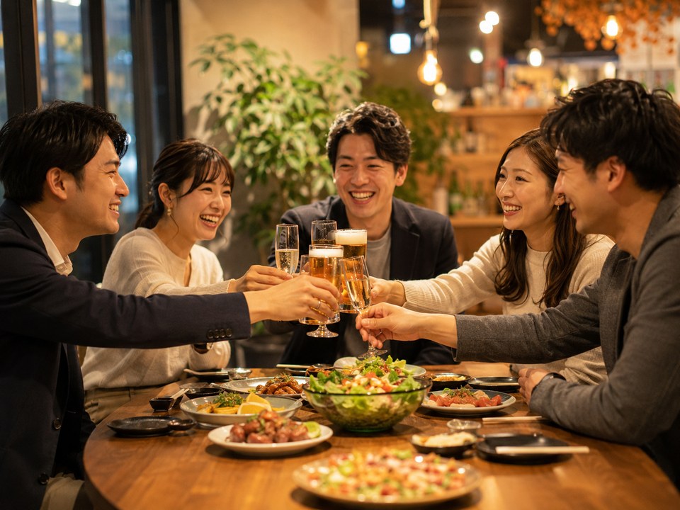 忘年会の様子｜東京えにしあ倶楽部の社会人イベント